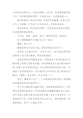 寒假的一件趣事作文600字左右，假期的趣事作文600字左右